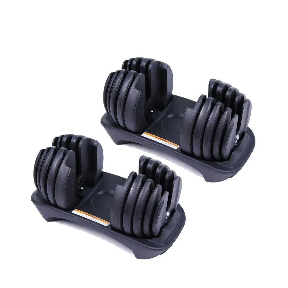 Adjustable Dumbbells 24KG Set Home Gym Fitness Weights – Free EU Shipping