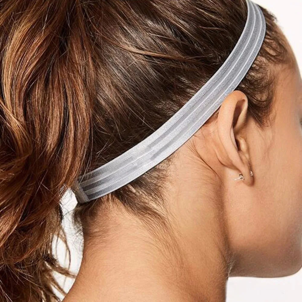 Men Women Non Slip Sweatband Sport Fitness Headband Tennis Badminton Basketball Running Headbands Hair Sweat Band