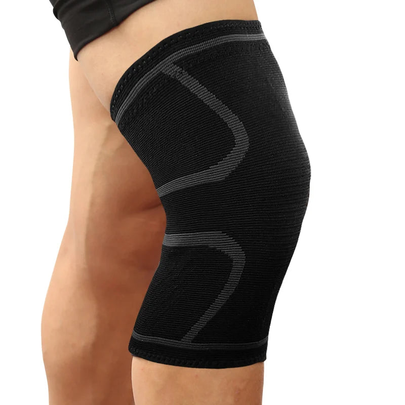 1PCS Running Cycling Fitness Knee Support Braces Elastic Nylon Sport Compression Knee Pad Sleeve for Basketball Volleyball