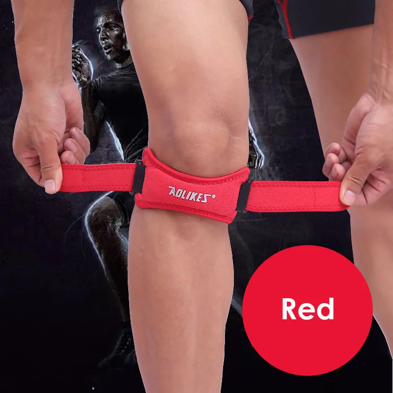 Adjustable 1PCS Knee Patellar Tendon Support Strap Band Knee Support Brace Pads for Running basketball Outdoor Sport
