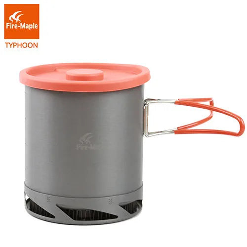 Fire Maple FMC-XK6 Heat Exchanger Pot 1L Foldable Cooking Pots with Mesh Bag Outdoor Camping Cookware