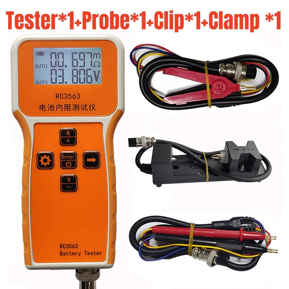 RC3563 18650 Battery Voltage Internal Resistance Tester High-precision Trithium Lithium Iron Phosphate Battery Tester True 4Wire