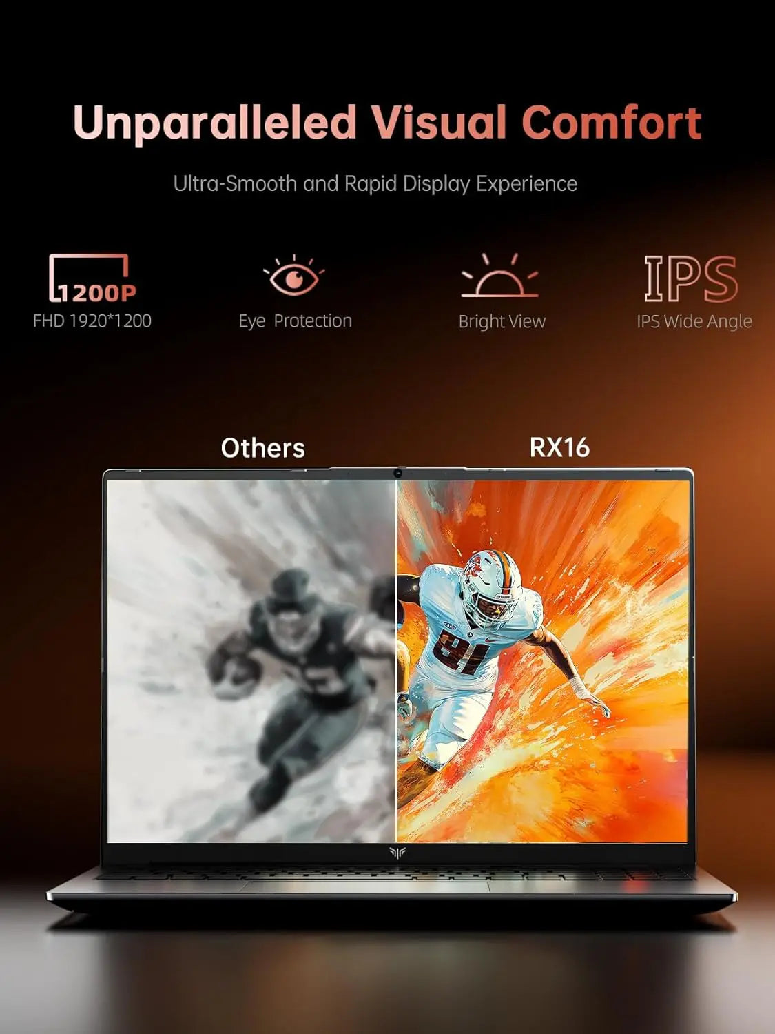 ACEMAGIC Gaming Laptop Computer 16 Inch FHD Display AMD Ryzen 7 6800H Processor 16GB RAM DDR5 4800MHz 512GB SSD Gaming Notebook