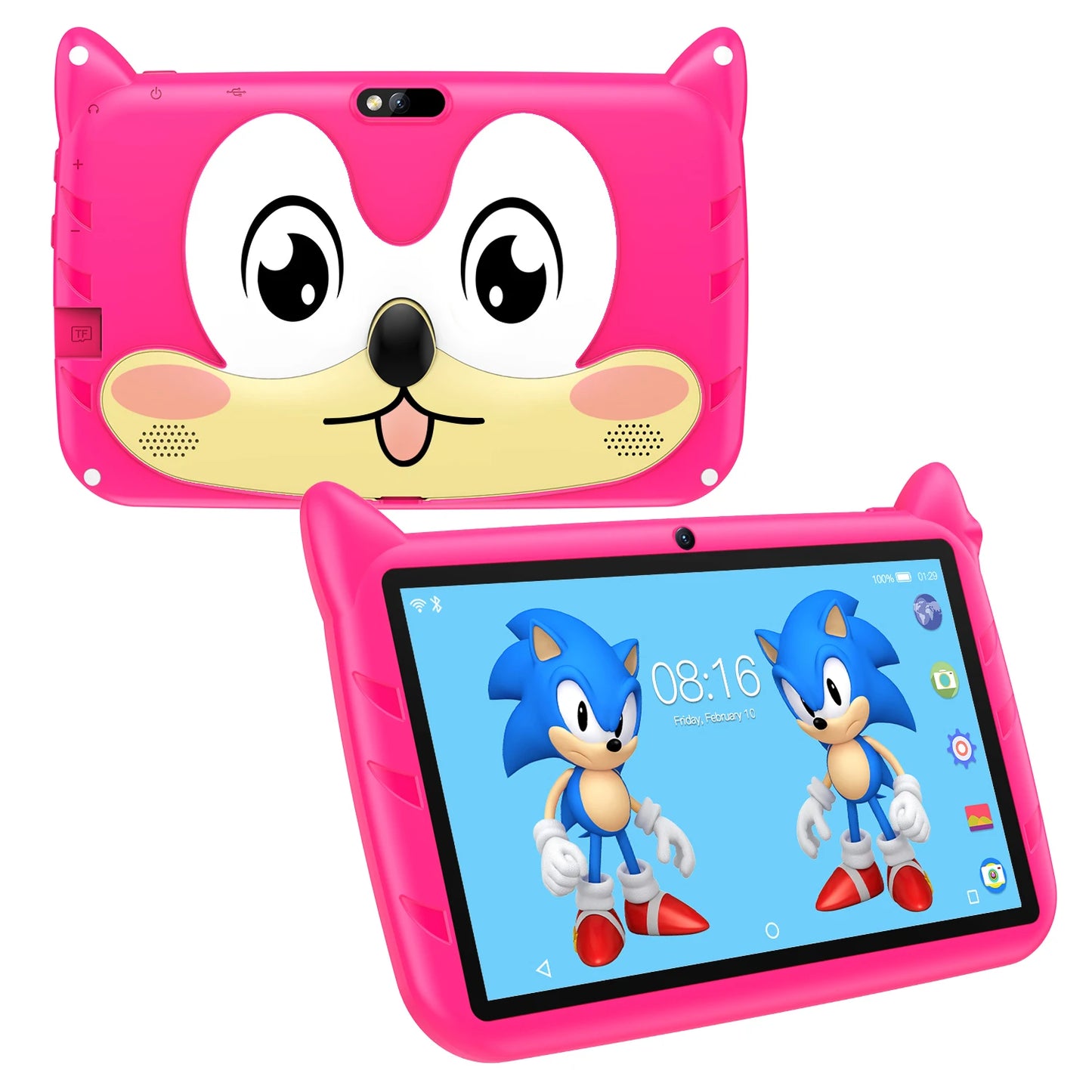 BDF Children's Gift Children's Learning and Education Partner 7-inch tablet 4GB RAM 64GB ROM Android 13.0 4000mAh Supports WIFI