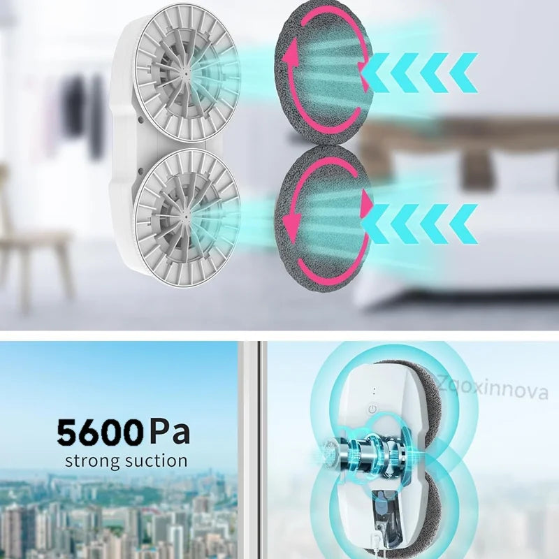 UPS Power Robot Window Washer for Washing Windows Vacuum Cleaner Plaster Glass Cleaning Home Appliance Smart Cleaning Robot