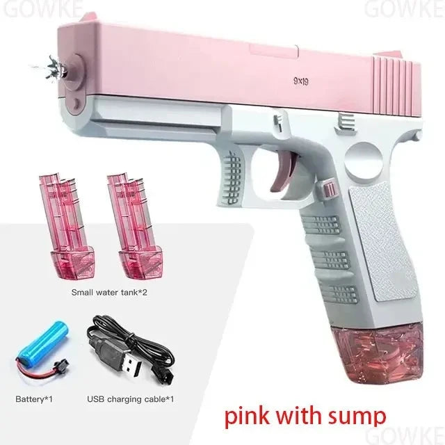 New Summer Water Gun non Electric Pistol High-pressure Full Automatic Shooting Water Beach Toy Gun For kid Children Boys Girls