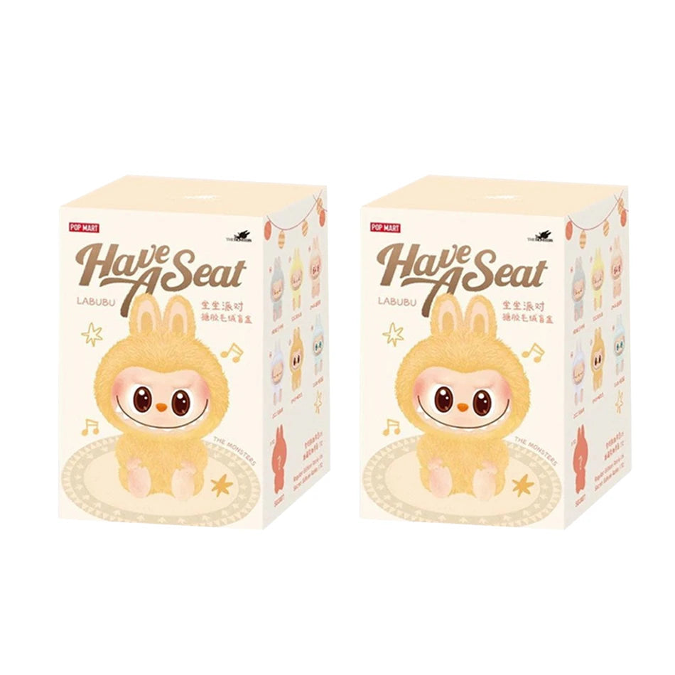 NICE Macaron 2nd Generation Monster Labu Sitting PVC Labu Doll Series Surprise Holiday Gift