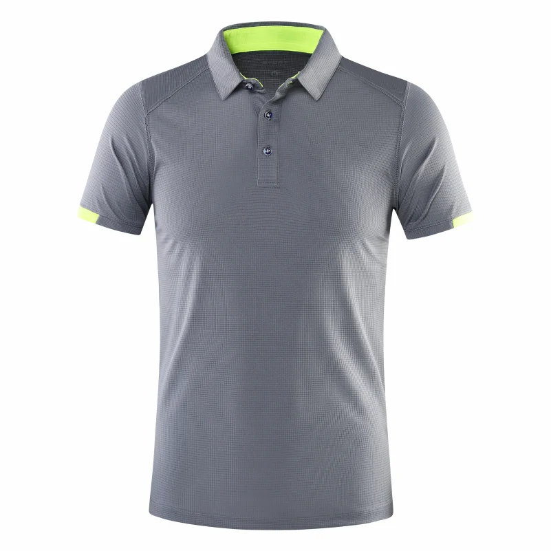 Men Casual Sports Quick-drying Lapel Short-sleeved POLO Shirt Cycling Suit Fitness Suit For Men