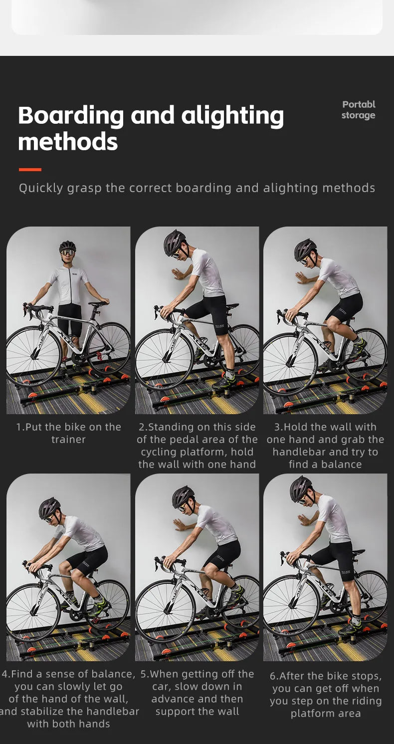 WEST BIKING Bike Rollers Trainers Indoor Home MTB Road Bicycle Exercise Training Stand Silent Foldable Adjustable Roller Trainer