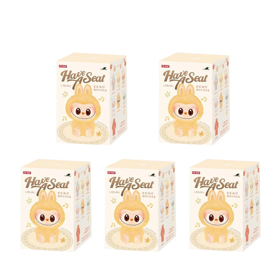 NICE Macaron 2nd Generation Monster Labu Sitting PVC Labu Doll Series Surprise Holiday Gift