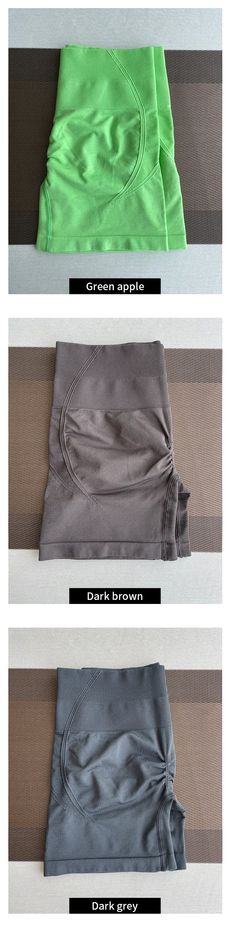 TKITK Seamless Tight shorts Gym shorts Womens Workout Yoga shorts Soft High Waist Outfits Fitness Sports Wear