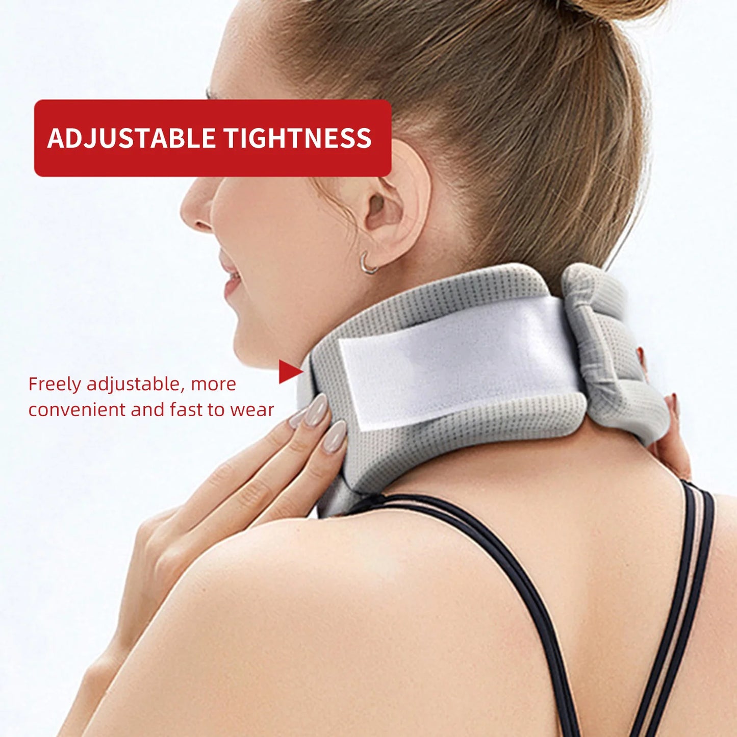 Travel Neck Braces Soft Neck supports corrector Relieves Spine Pressure Neck Brace for Home School Office sleep