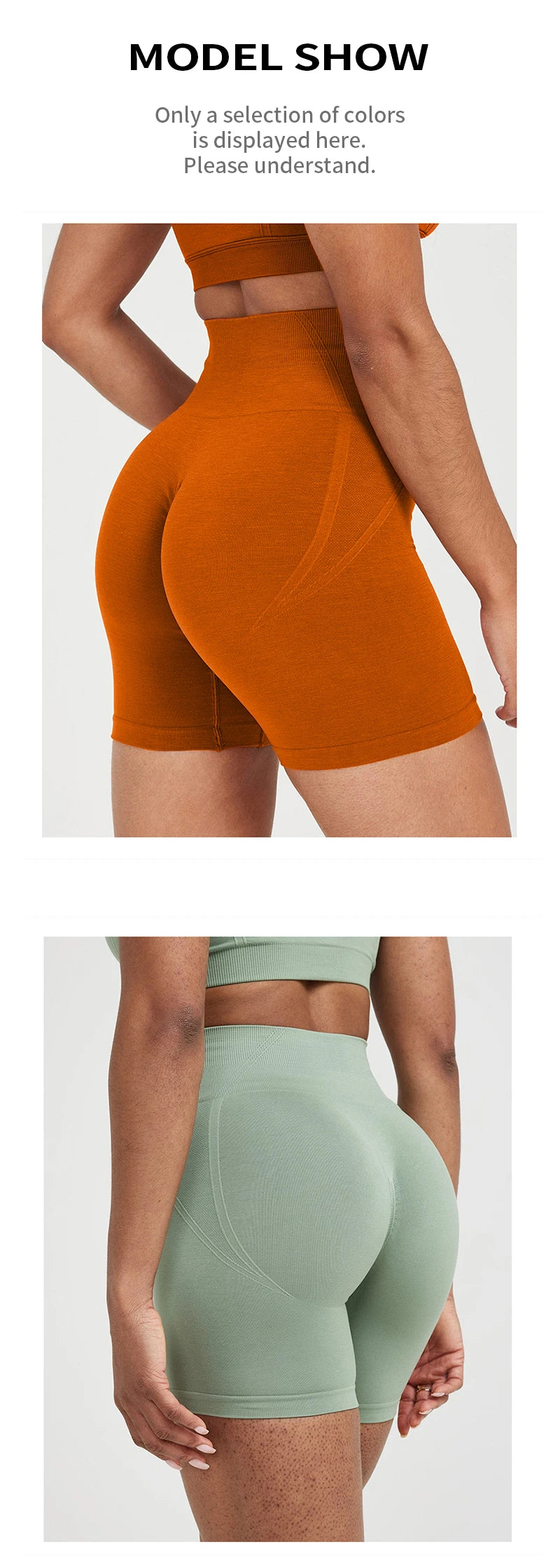 TKITK Seamless Tight shorts Gym shorts Womens Workout Yoga shorts Soft High Waist Outfits Fitness Sports Wear
