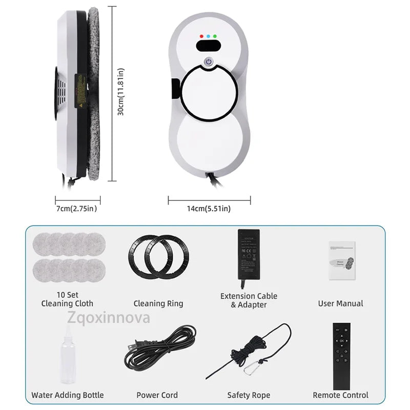 UPS Power Robot Window Washer for Washing Windows Vacuum Cleaner Plaster Glass Cleaning Home Appliance Smart Cleaning Robot