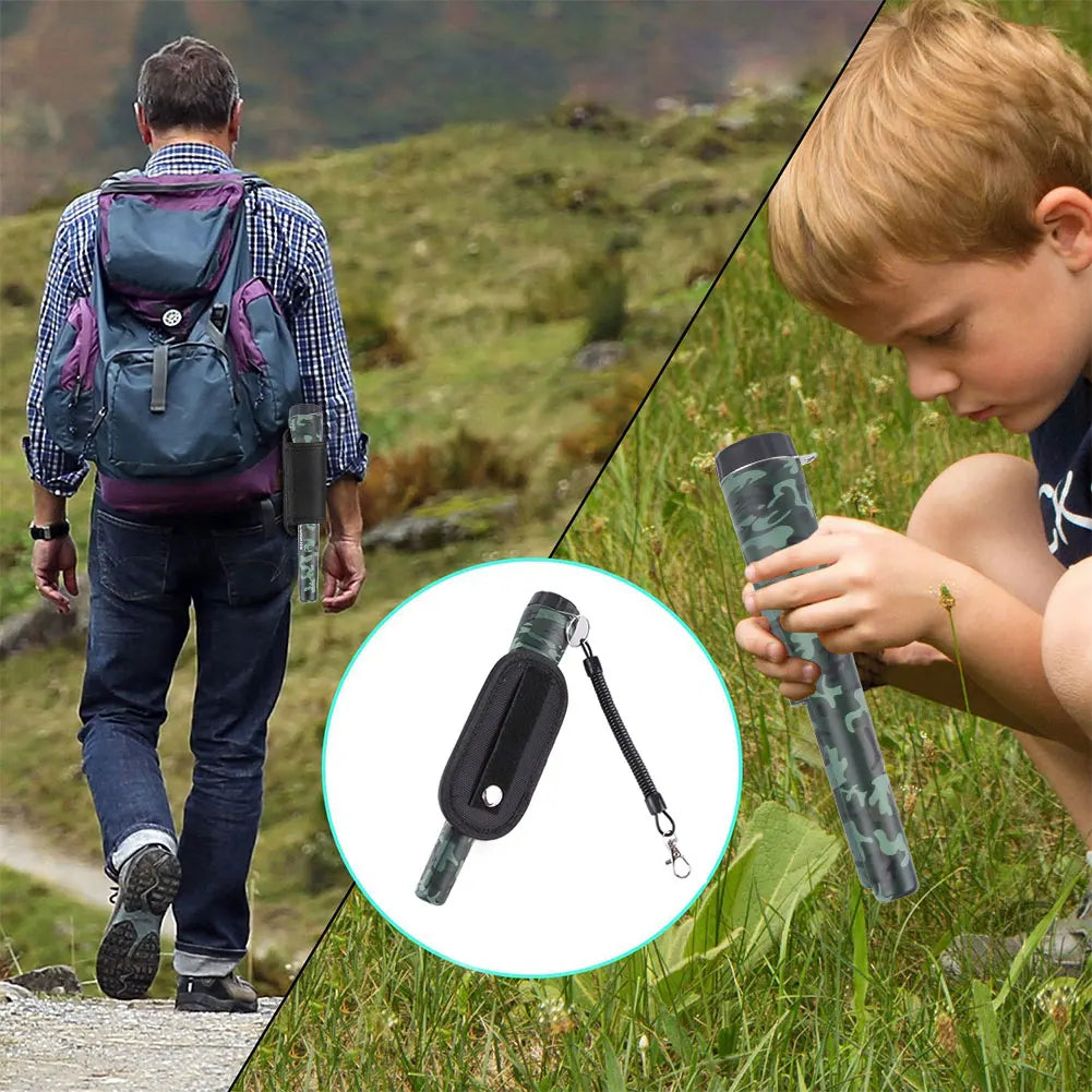 Metal Gold Detector Tester GP-Pointer IP66 Waterproof Portable Treasure Finder 360°Scanning for Coin Gold for Treasure Hunting