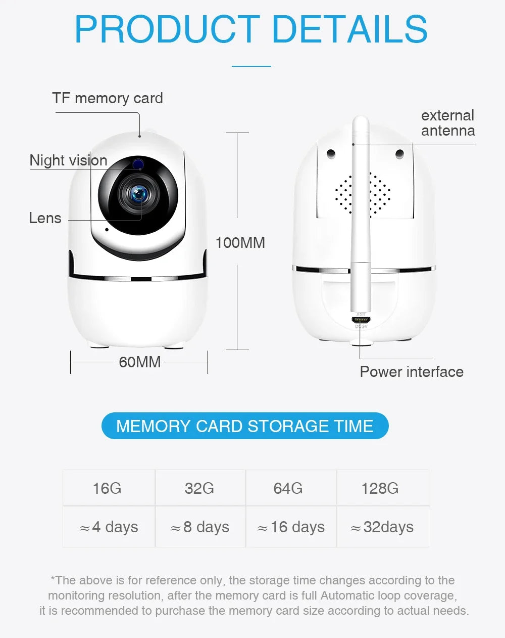 Security Camera IP Camera Wifi YCC365 Plus Smart Home 1620P HD Surveillance Camera Auto Tracking Night Vision Wireless Indoor