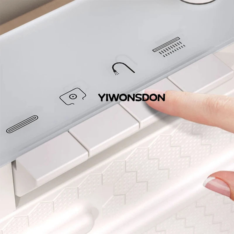 Nano Multifunctional Kitchen Sink Large Single Slot Integrated Digital Display Waterfall Faucet Soap Dispenser Cup Washer Pure