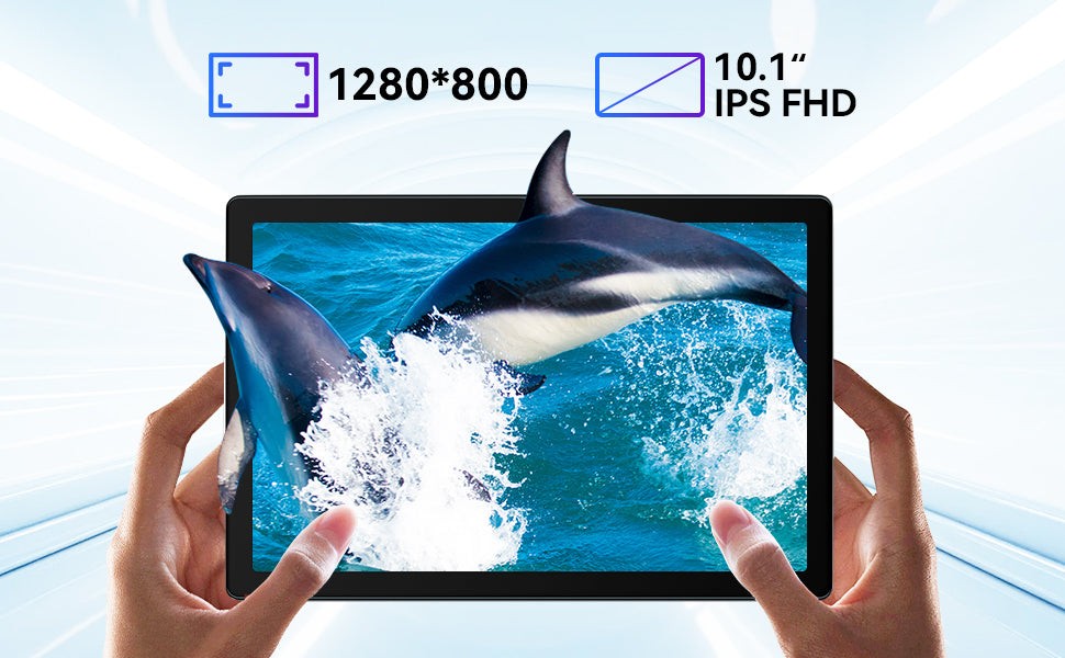 AEEZO MB1001 10 Inch Tablet Android 13 6GB RAM 64GB ROM 128GB Expandable 5000mAh Battery HD IPS Display Dual Camera Tablets PC