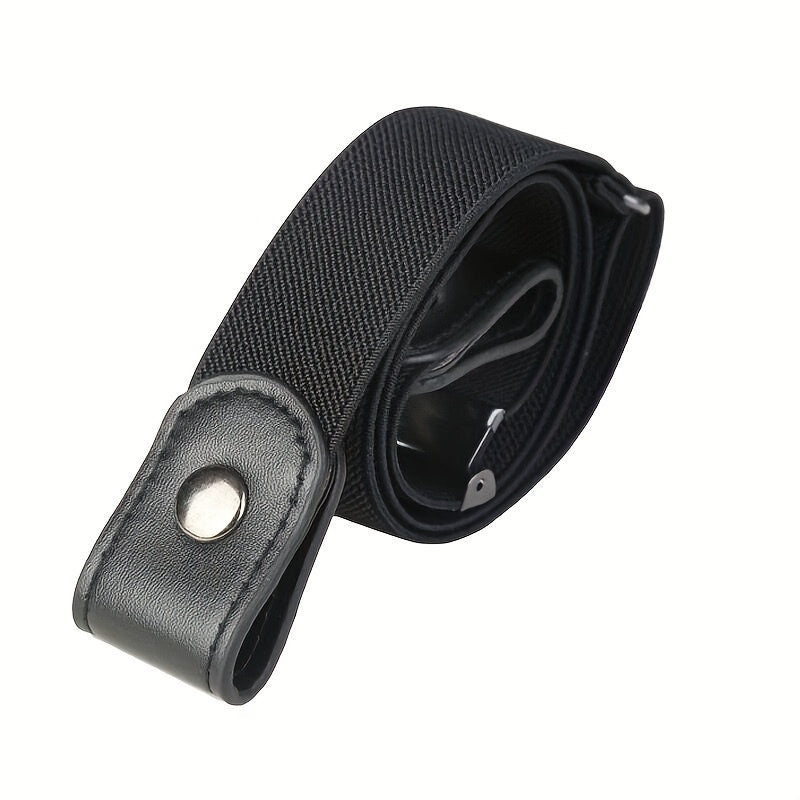 4pcs No Buckle Stretch Belt Adjustable Unisex Belt Invisible Elastic Belt For Men Women Jeans Pants Skirts