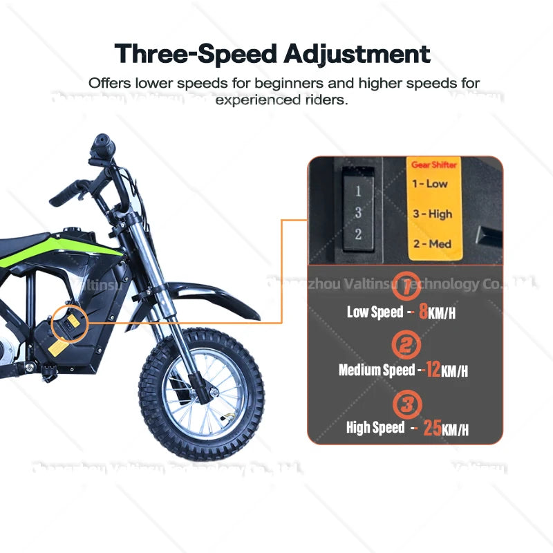 New Small Classic Spring Damper Road Legal Children Electric Offroad Bike Ipx4 Motocross High Range Mini E Bike