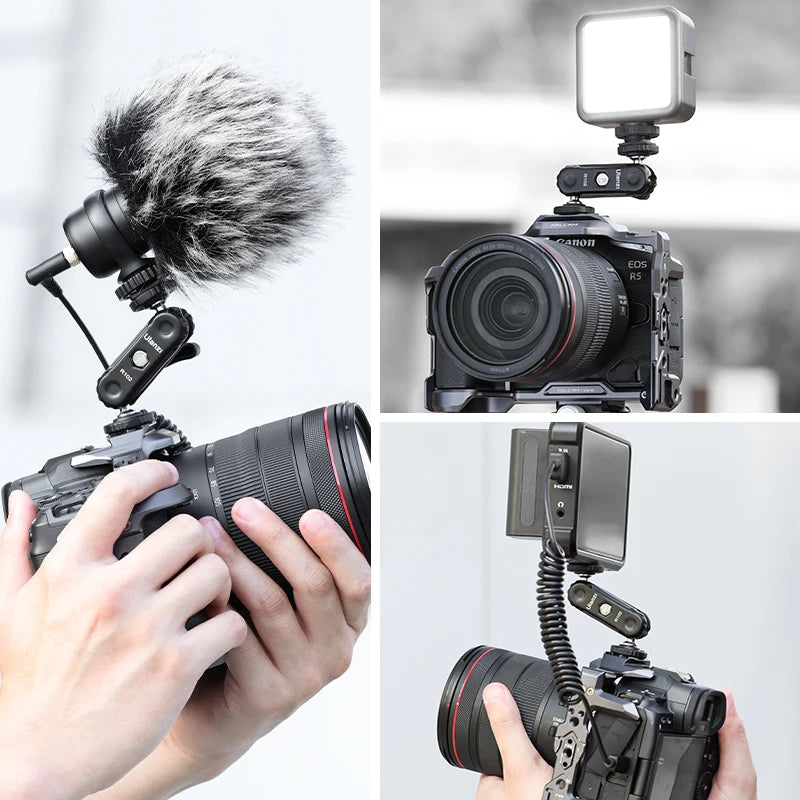 VIJIM Ulanzi R102 Metal Double Ball Heads Magic Arm With 360°1/4''Screw Extend Mount for DSLR Camera Monitor Video Mic Tripod