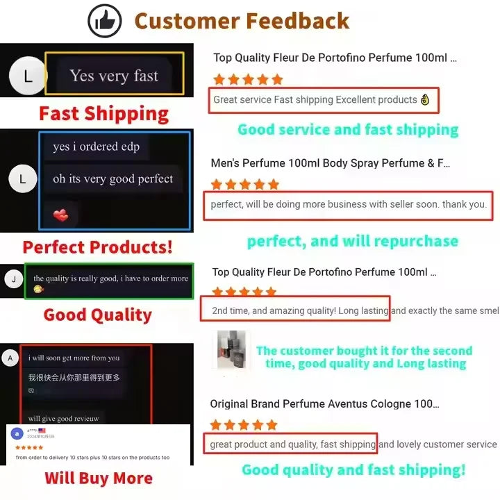 EU USA STOCK 3-6 Days Delivery Perfume for Women Fragrance Name Brand Long Lasting Famous High End 100ml Eau De Cologne Supplier