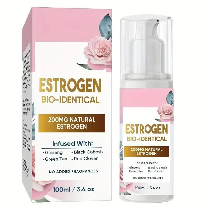 Women's Mood Skin Cream 100ml, Improves Menopausal Skin Tone and Cycle Support, Contains Ginseng, Sesame, Green Tea, Saffron