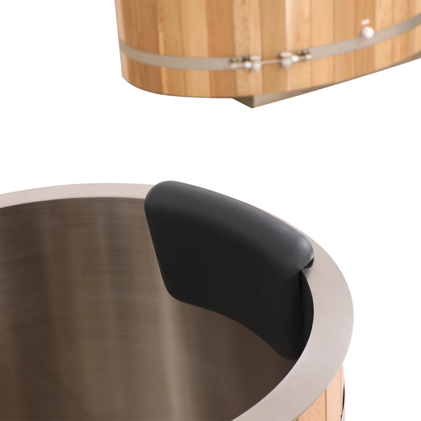 New Design 1Person Wooden Ice Bath for Fitness Recovery Cold Plunge With Water Chiller