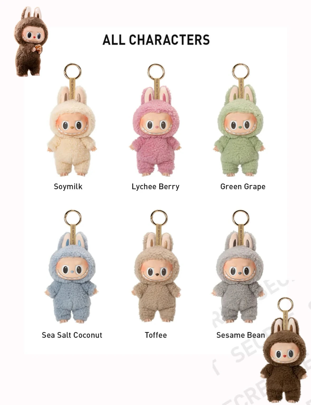 New Monster Labubu First Generation Exciting Macaron PVC Toy Gift Mystery Box Art with Animal Theme Hanjin
