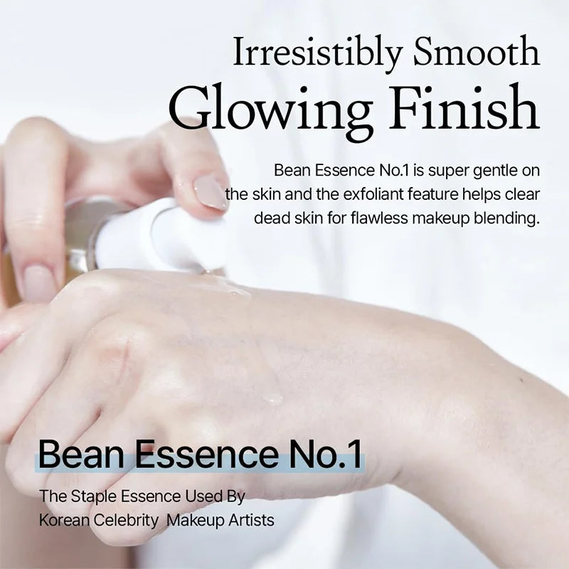 Bean Essence Exfoliating Hydrating Korean Skin Care Glass Skin Hyaluronic Acid Serum 1.61 Fl Oz