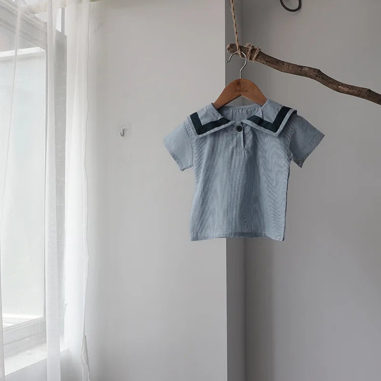 Children's Clothing Clothing Sets For Boys Girls Muslin Clothes Kids Todler Top And Shorts 2pcs Outfits Spanish Baby Cotton Suit