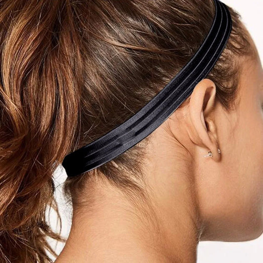 Men Women Non Slip Sweatband Sport Fitness Headband Tennis Badminton Basketball Running Headbands Hair Sweat Band