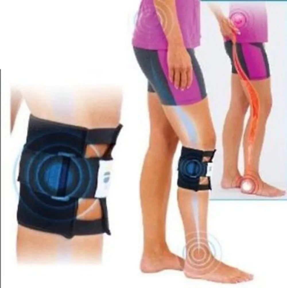 Latest Therapeutic Beactive Brace Point Pad Leg Black Presssure Brace Acupressure Sciatic Nerve GYH