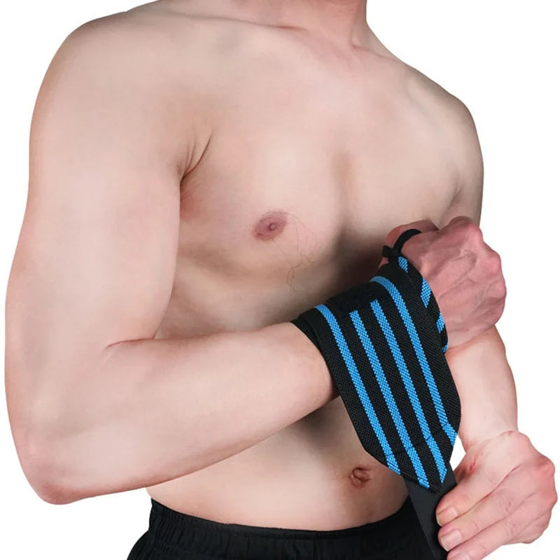 1PCS Lifting Wristband  Weight Gym Training Wrist Straps Wraps Sport Safety Wrist Support Wrist Brace Fitness Bandage