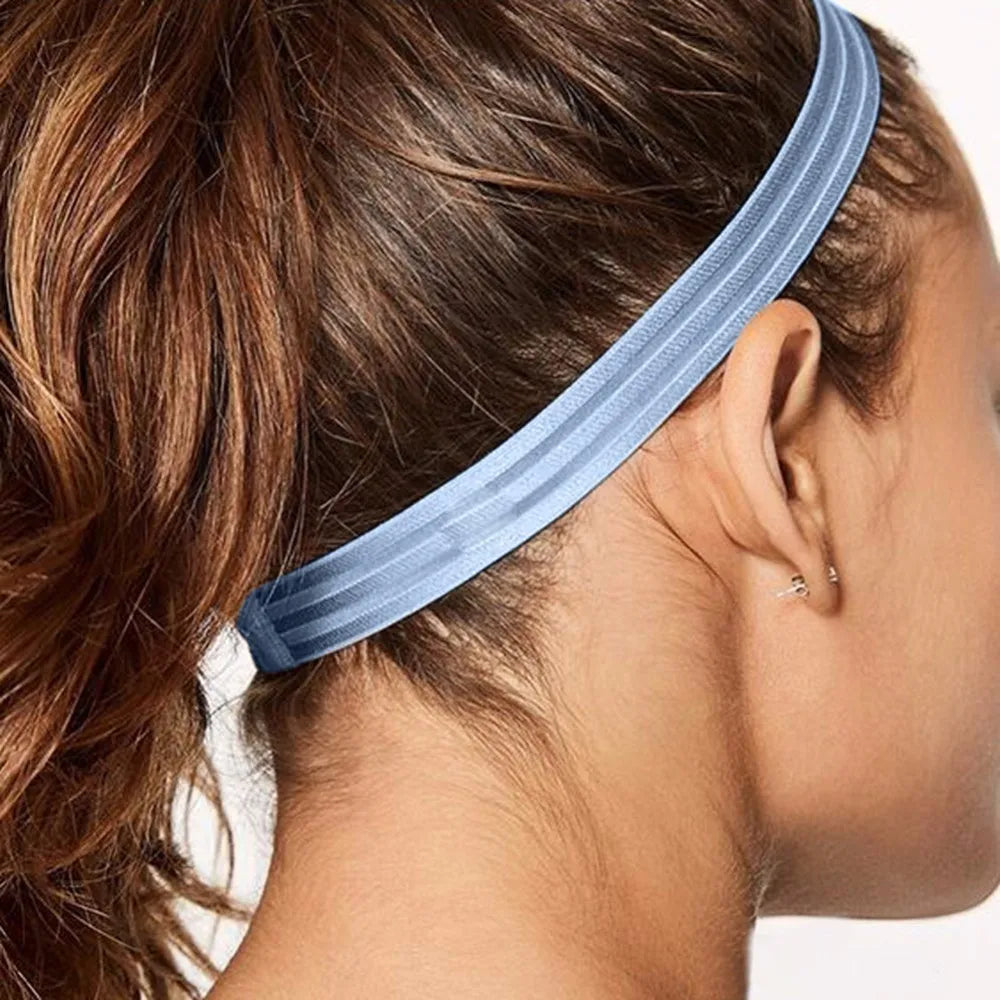 Men Women Non Slip Sweatband Sport Fitness Headband Tennis Badminton Basketball Running Headbands Hair Sweat Band