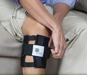 Latest Therapeutic Beactive Brace Point Pad Leg Black Presssure Brace Acupressure Sciatic Nerve GYH