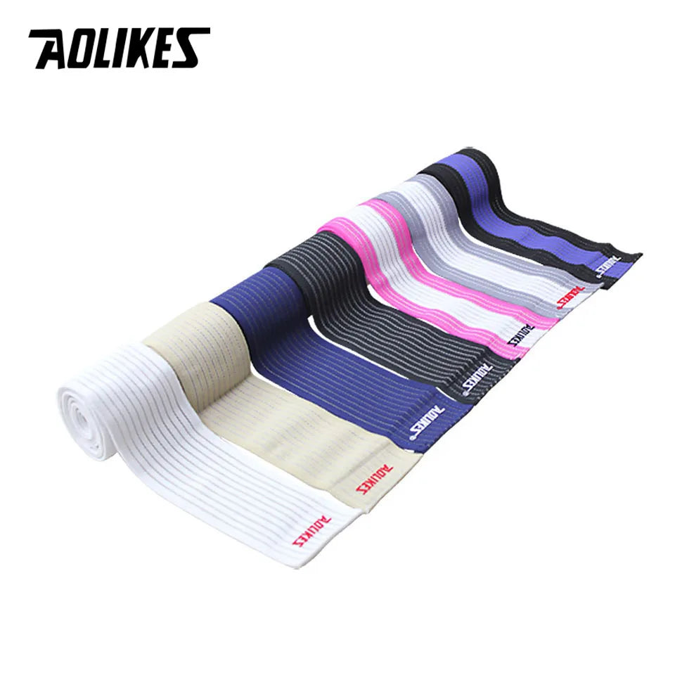 1PCS AOLIKES Cotton Elastic Bandage Hand Sport Wristband Gym Support Wrist Brace Wrap carpal tunnel
