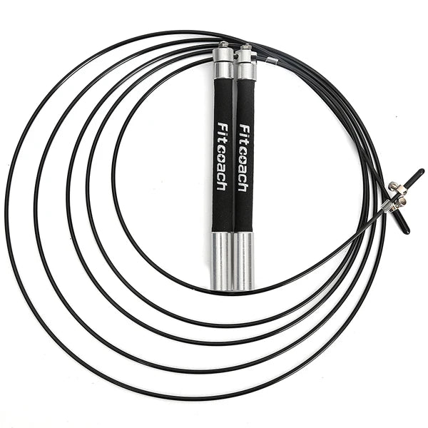 Speed More Jump Rope Ball Bearing Metal Handle Sport Skipping,Stainless Steel Cable Crossfit Fitness Equipment