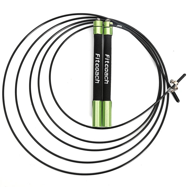 Speed More Jump Rope Ball Bearing Metal Handle Sport Skipping,Stainless Steel Cable Crossfit Fitness Equipment