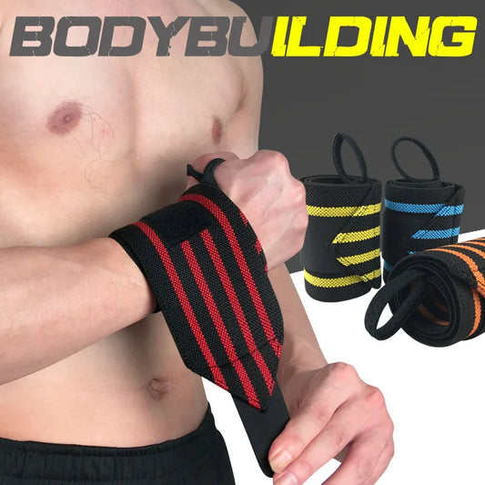 1PCS Lifting Wristband  Weight Gym Training Wrist Straps Wraps Sport Safety Wrist Support Wrist Brace Fitness Bandage