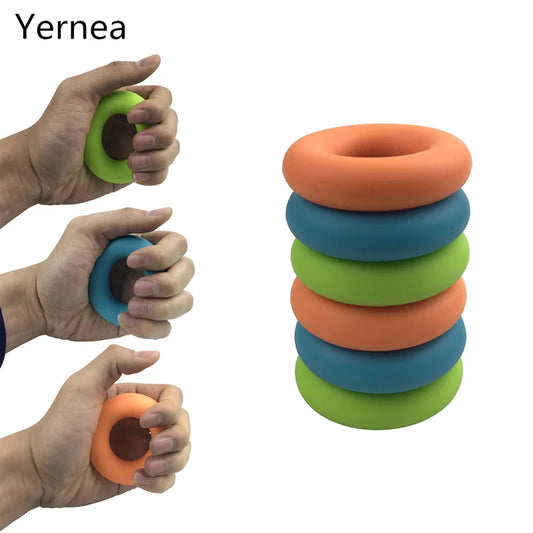 30lb  40lb 50lb Fitness Strength Hand Grip Muscle Power Training Silicone Easy Carrier Hand Grips Fitness Silico Ring Exerciser
