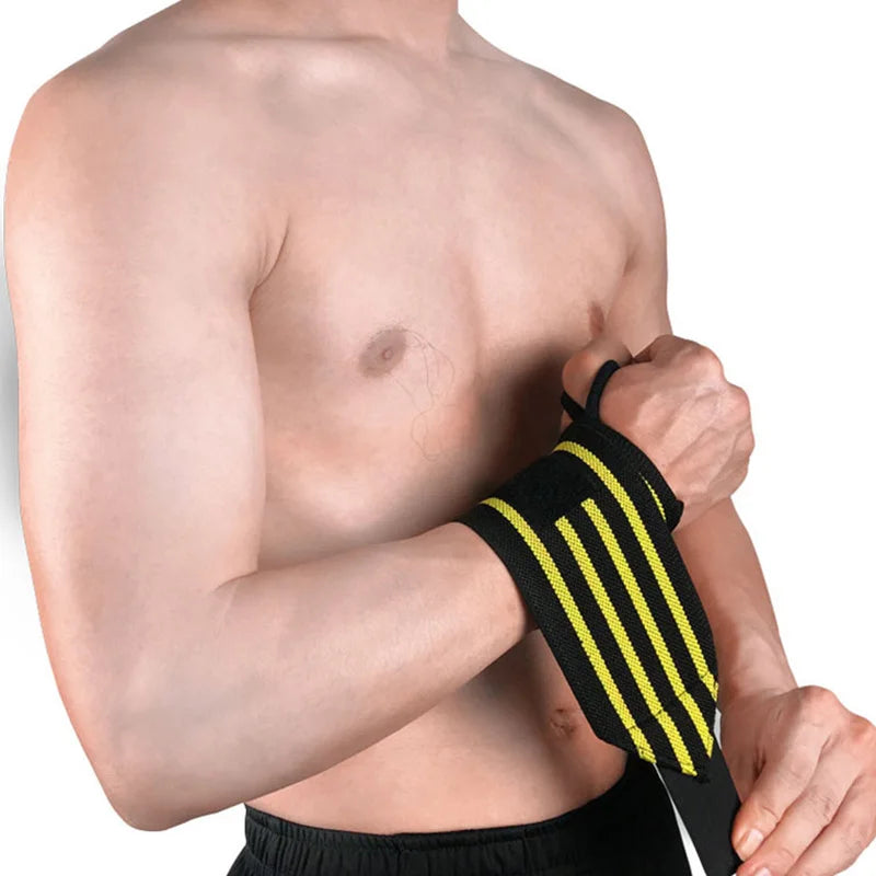 1PCS Lifting Wristband  Weight Gym Training Wrist Straps Wraps Sport Safety Wrist Support Wrist Brace Fitness Bandage