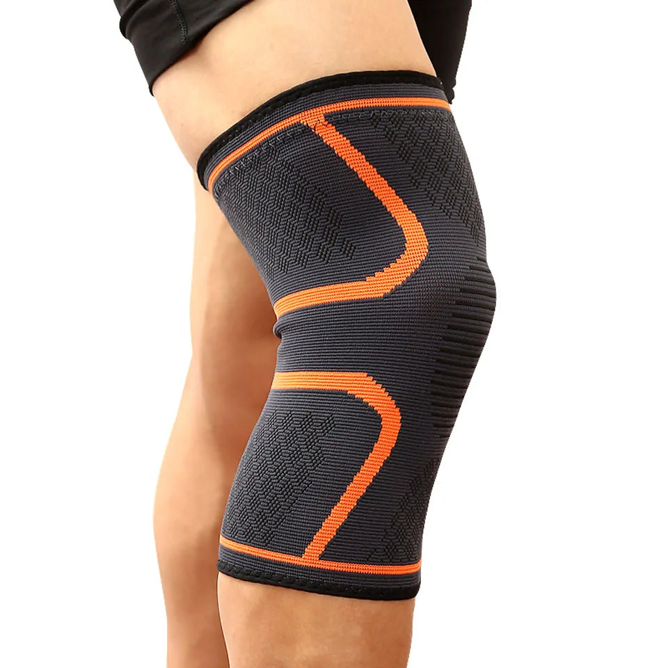 1PCS Running Cycling Fitness  Knee Support Braces Elastic Nylon Sport Compression Knee Pad Sleeve for Basketball Volleyball