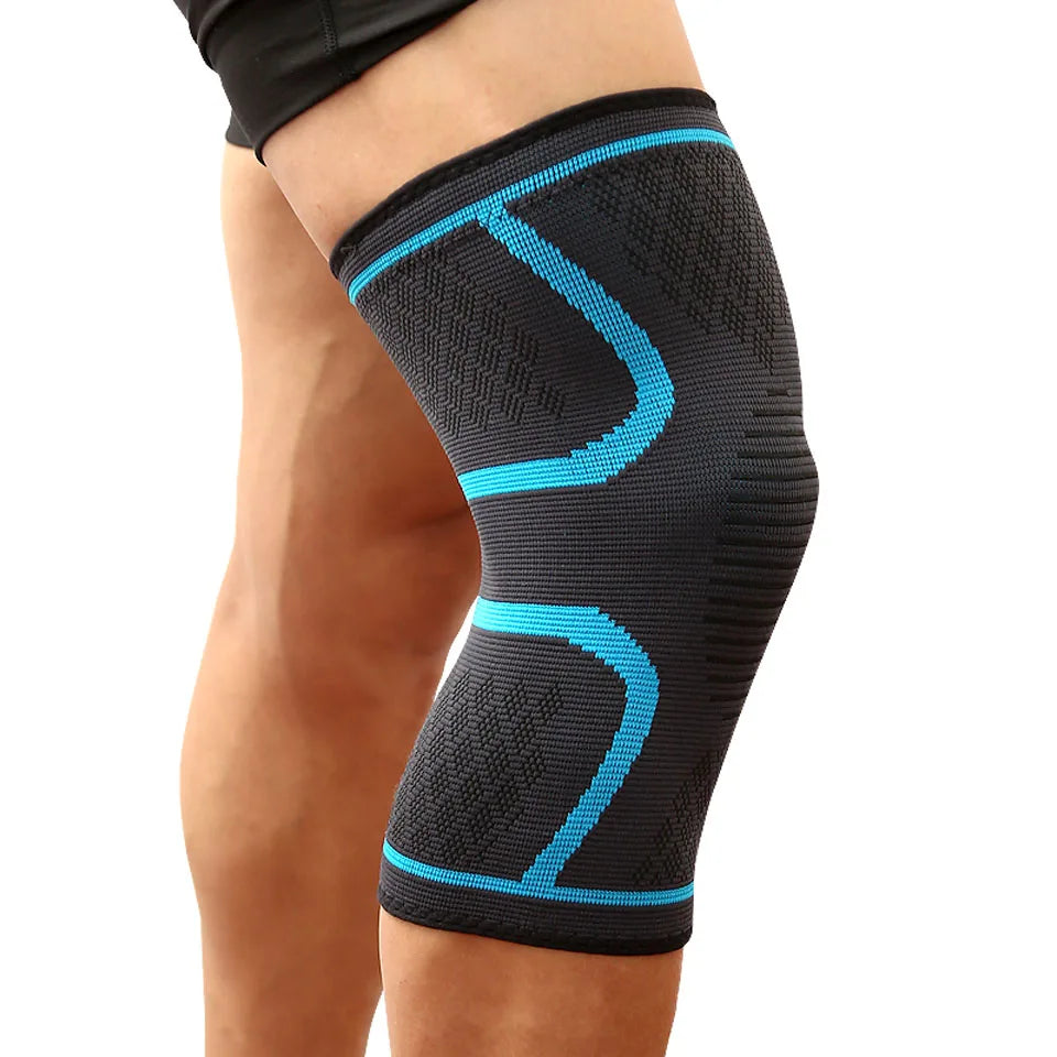 1PCS Running Cycling Fitness  Knee Support Braces Elastic Nylon Sport Compression Knee Pad Sleeve for Basketball Volleyball