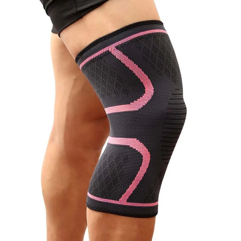 1PCS Running Cycling Fitness  Knee Support Braces Elastic Nylon Sport Compression Knee Pad Sleeve for Basketball Volleyball