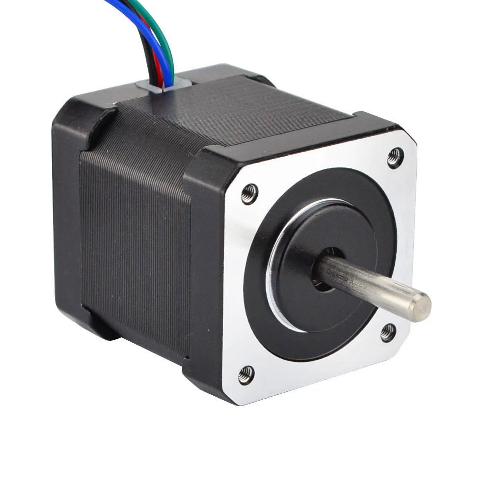 STEPPERONLINE 3PCS Nema17 Stepper Motor 48mm 17HS19-2004S1 Motor 59Ncm(84oz.in) 2A 4-lead Nema 17 Stepper for CNC 3D Printer