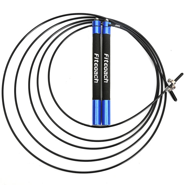 Speed More Jump Rope Ball Bearing Metal Handle Sport Skipping,Stainless Steel Cable Crossfit Fitness Equipment