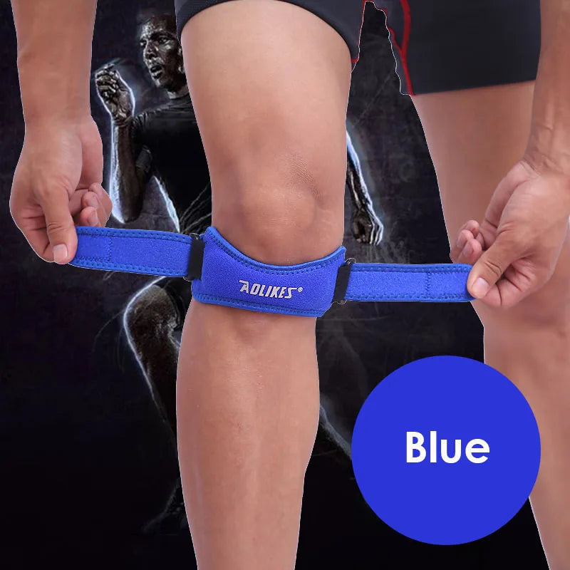 Adjustable 1PCS Knee Patellar Tendon Support Strap Band Knee Support Brace Pads for Running basketball Outdoor Sport