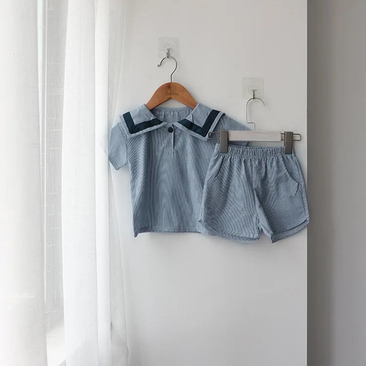 Children's Clothing Clothing Sets For Boys Girls Muslin Clothes Kids Todler Top And Shorts 2pcs Outfits Spanish Baby Cotton Suit