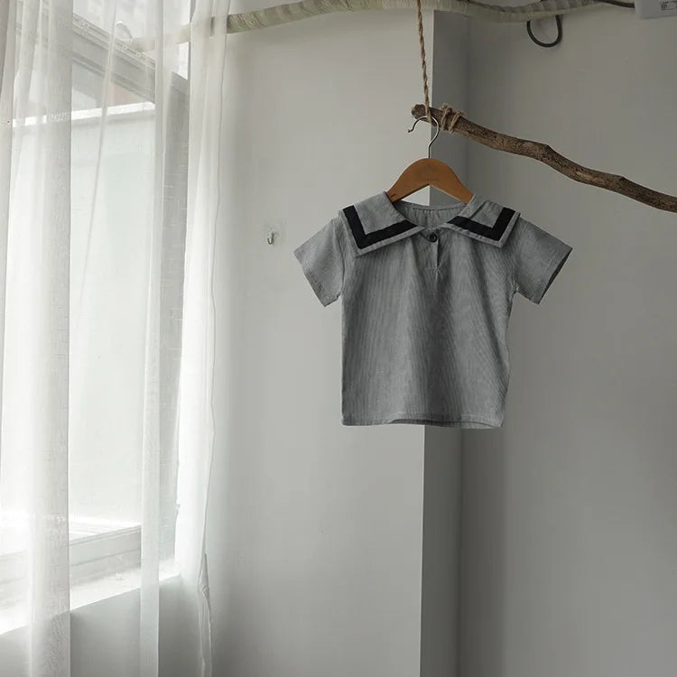 Children's Clothing Clothing Sets For Boys Girls Muslin Clothes Kids Todler Top And Shorts 2pcs Outfits Spanish Baby Cotton Suit
